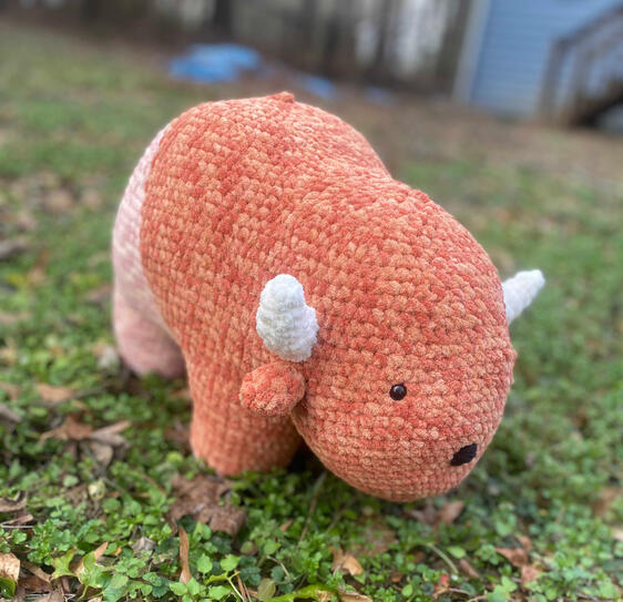 crochet bison