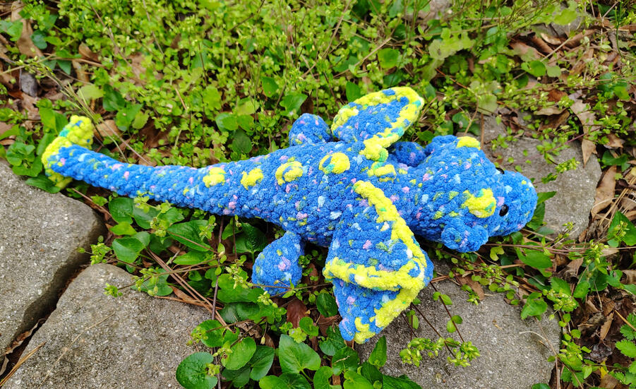 crochet dragon