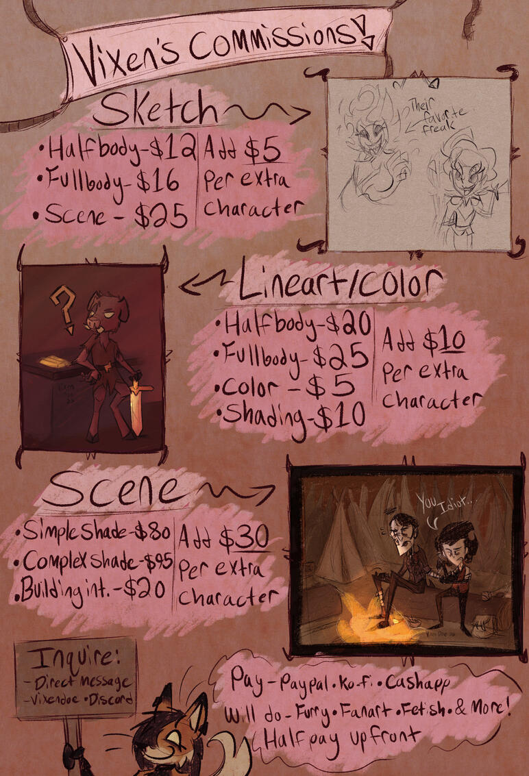 commission prices